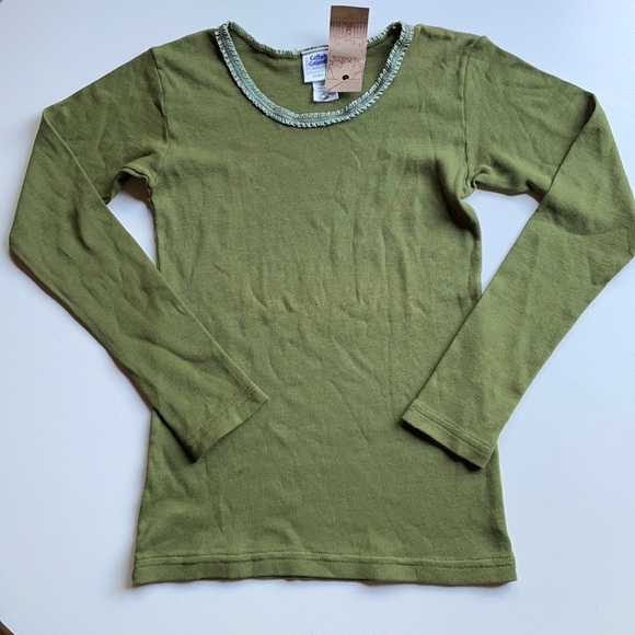 Cotton Caboodle | 2 Green Long Sleeve Tops | 6 - Picture 8 of 12